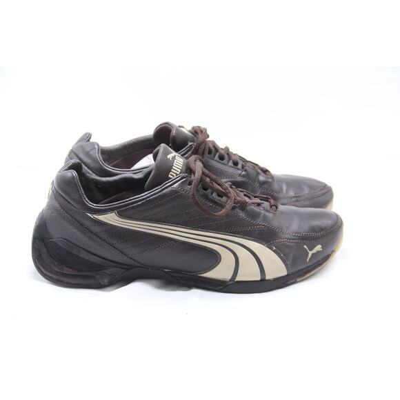 PUMA Kart Racing Shoes Mens Size 11.5 Narrow Dark Brown Motorsport Driving Power main image 7